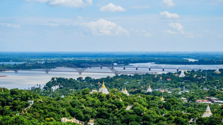 Sagaing Bridge - Irradaddy River